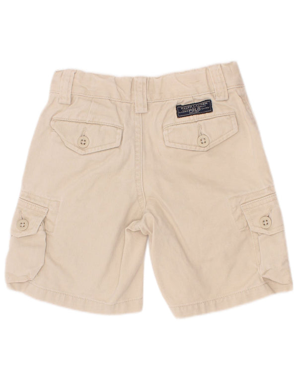 Polo Ralph Lauren Boys Cargo Shorts 2-3 Years W20 Off White Cotton