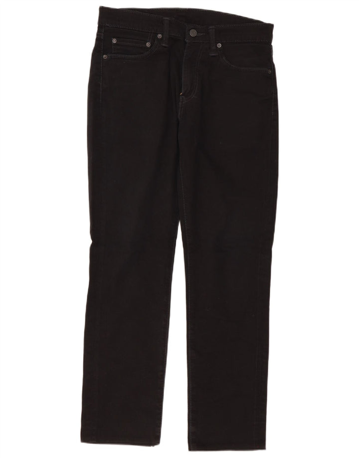 Levi's Mens 511 Slim Jeans W32 L30 Black Cotton