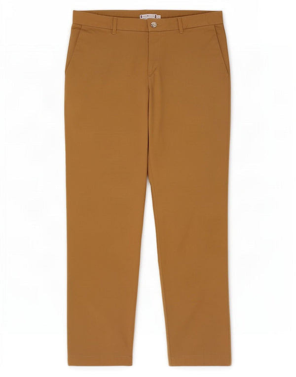 Tommy Hilfiger Womens Slim Chino Trousers US 6 Medium W30 L28 Beige Cotton