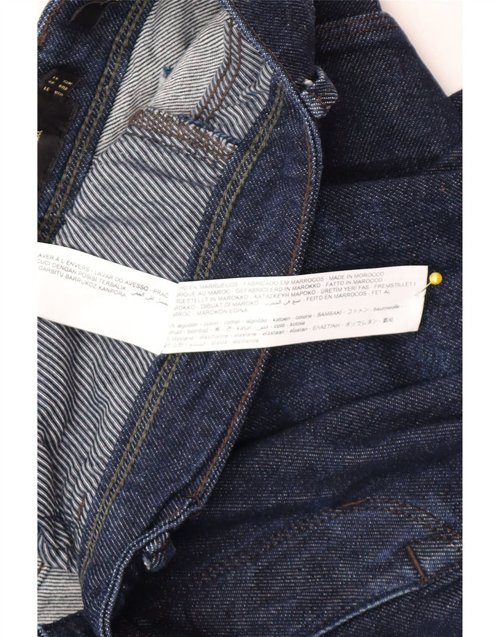 Massimo Dutti Mens Slim Jeans EU 40 Medium W31 L28 Navy Blue Cotton