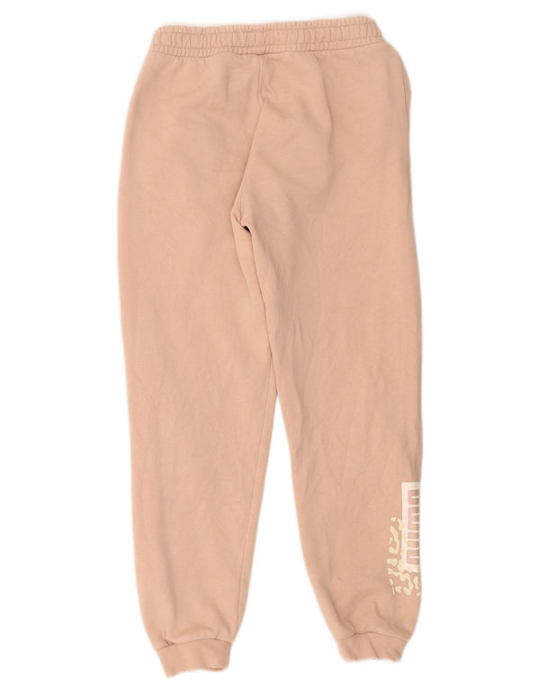 Puma Damen Grafik-Trainingshose, Jogginghose, Größe S, Größe S, Rosa, Baumwolle