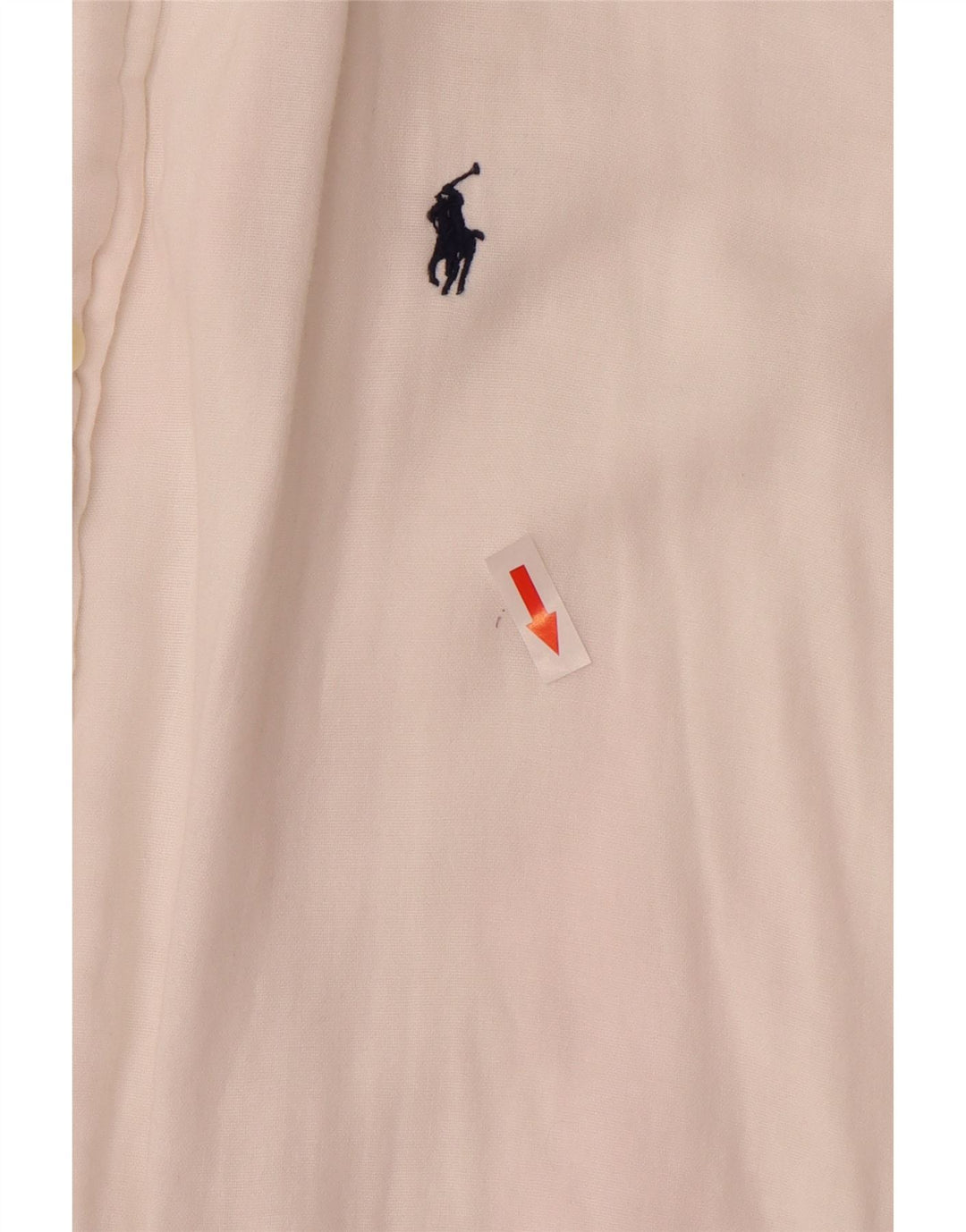 Ralph Lauren Herre Custom Fit skjorte Stor hvid bomuld