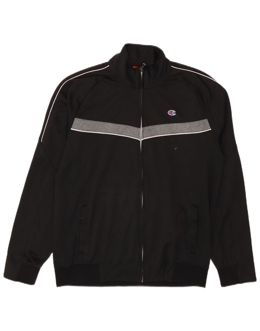 Champion Træningsdragt til mænd Topjakke XL Sort Colourblock Polyester