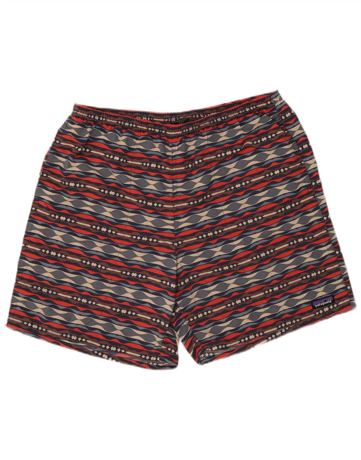 Patagonia Badeshorts til mænd store flerfarvede geometriske