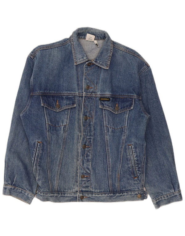 Arizona Mens Denim Jacket UK 34 XS Blue Cotton