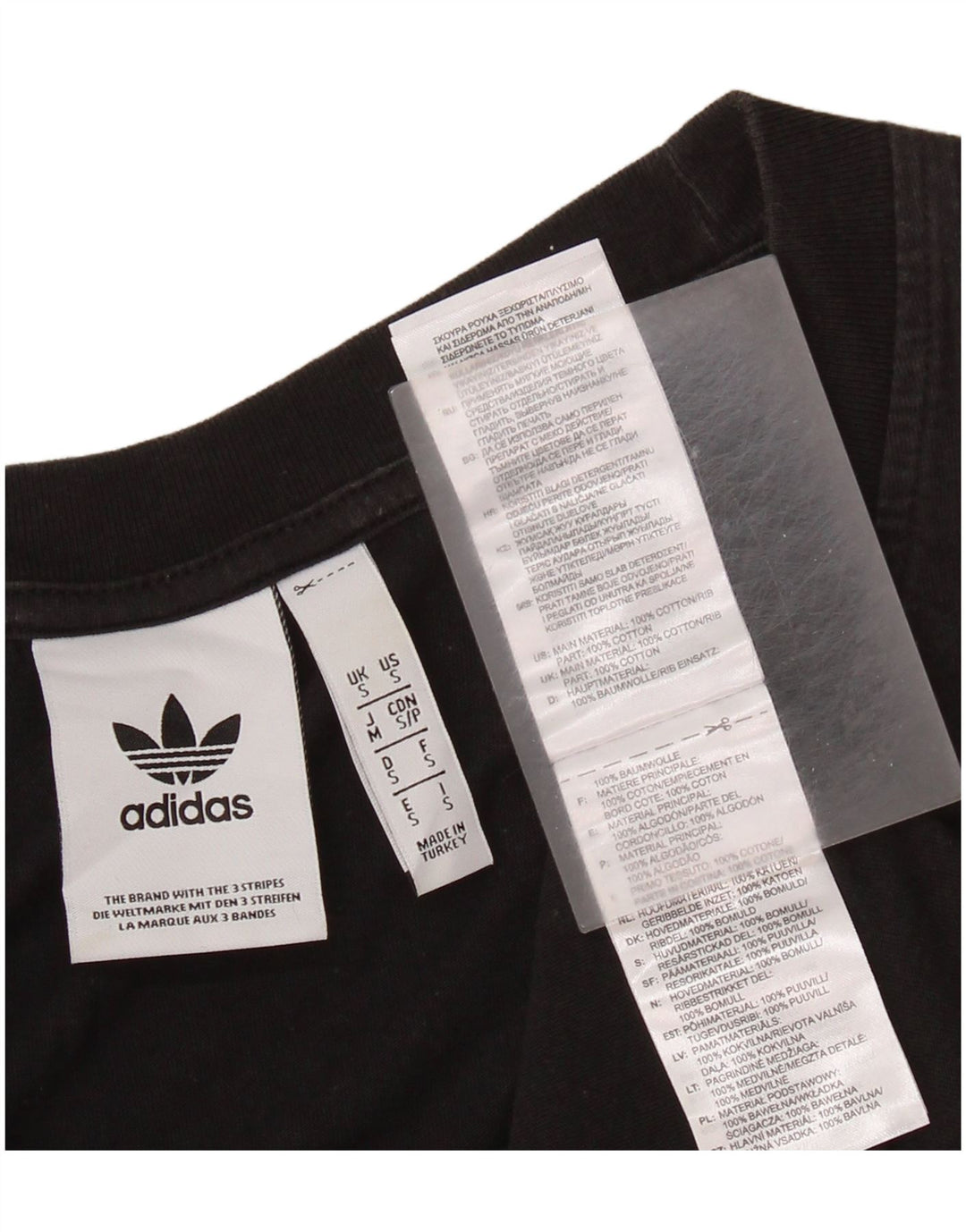 ADIDAS Herren Graphic Vest Top Small Schwarz Baumwolle