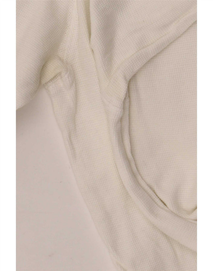 Levi's Mens Top Long Sleeve Medium White Cotton