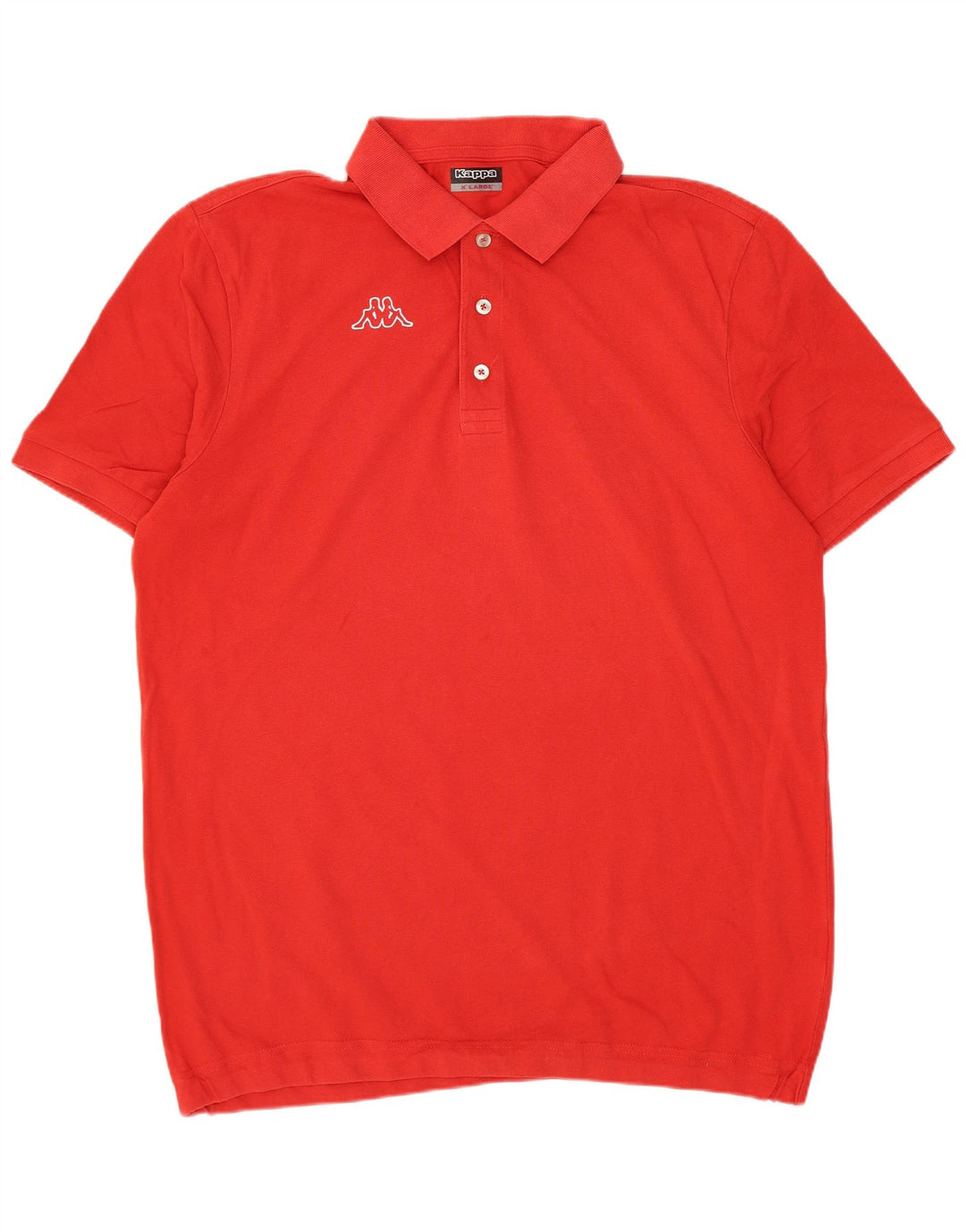 Kappa Mens Polo Shirt XL Red