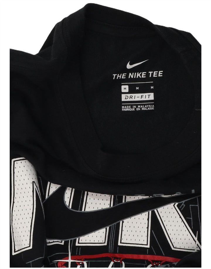 Nike Haut de basket-ball graphique à manches longues pour homme Bleu marine moyen