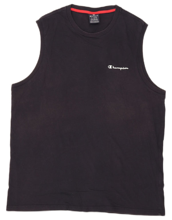 Champion Mens Vest Top XL Navy Blue
