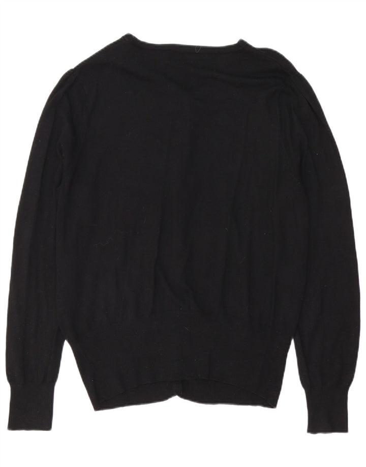 Marks & Spencer Dame Cardigan Sweater UK 16 Large Black