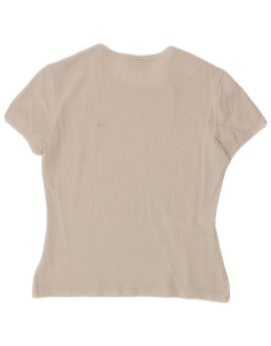 LACOSTE Womens T-Shirt Top Size 42 Large White