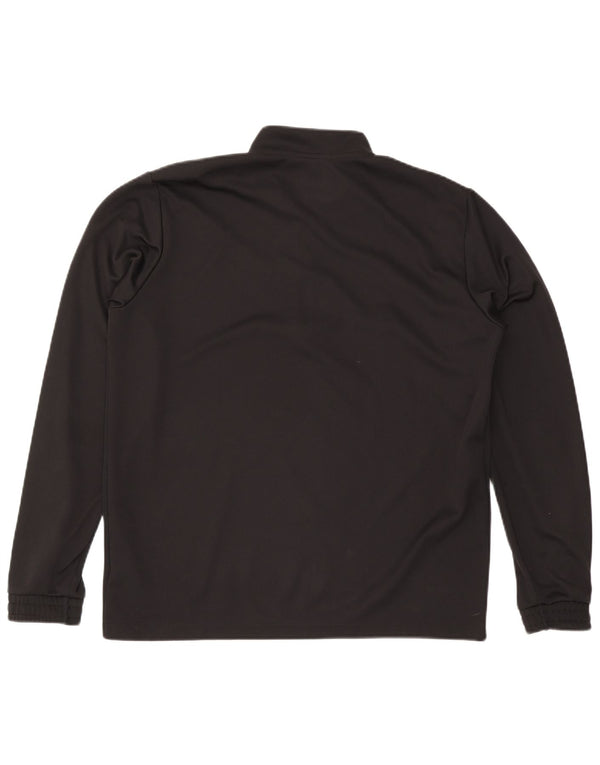 Adidas Mens Aeroready Zip Neck Pullover Treino Top XL Preto Poliéster