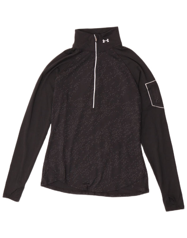 Under Armour Haut de survêtement pour femme UK 12 Medium Black Spotted