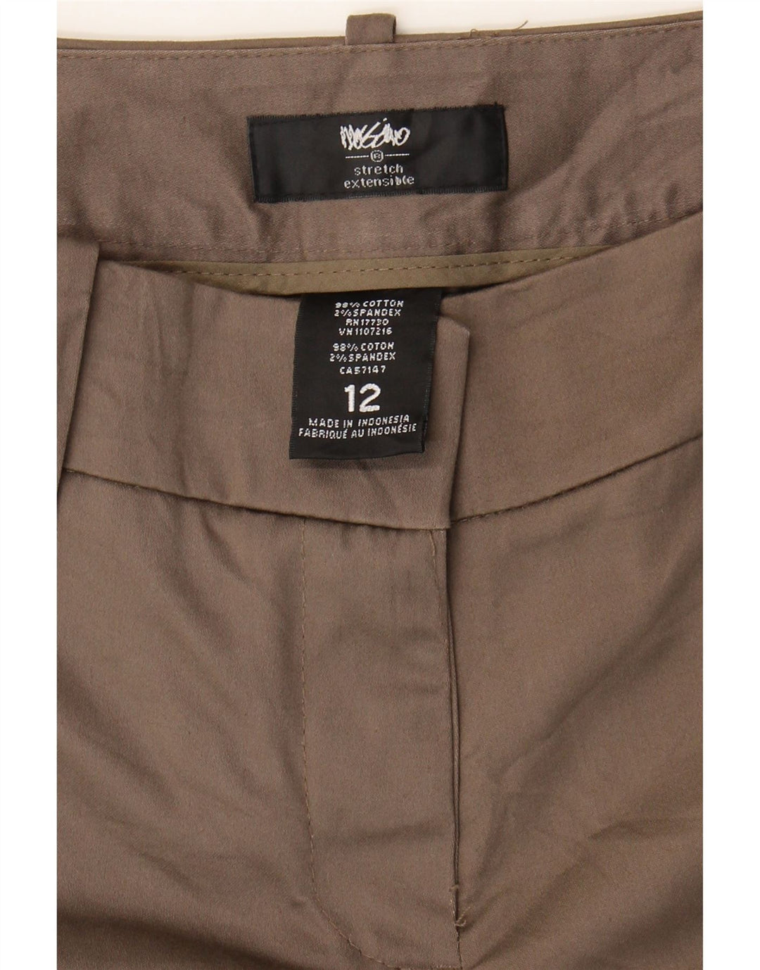 MOSSIMO Womens Chino Shorts US 12 Large W34  Brown Cotton Vintage Mossimo and Second-Hand Mossimo from Messina Hembry 
