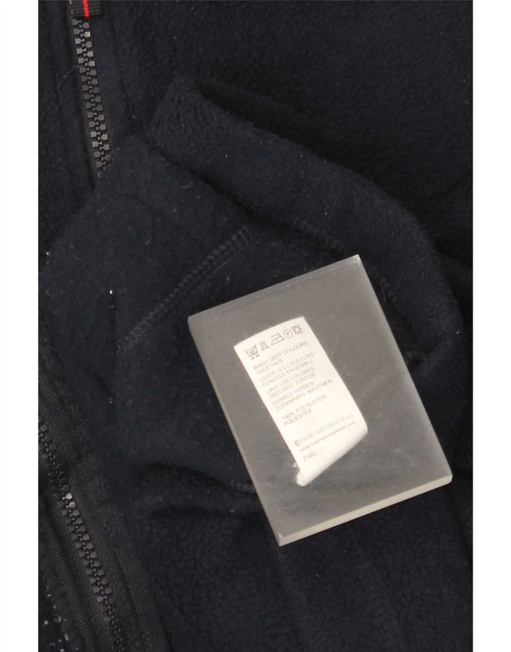 Marks & Spencer Mens Fleece Gilet UK 42 XL Navy Blue Polyester