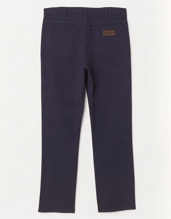 Jeans dritti da uomo Wrangler Texas W36 L32 cotone blu navy