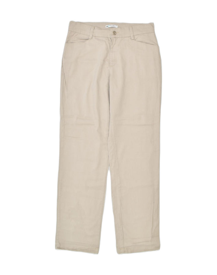 LEE Womens Tapered Casual Trousers US 12 Large W32 L33 Beige Cotton | Vintage | Thrift | Second-Hand | Used Clothing | Messina Hembry 