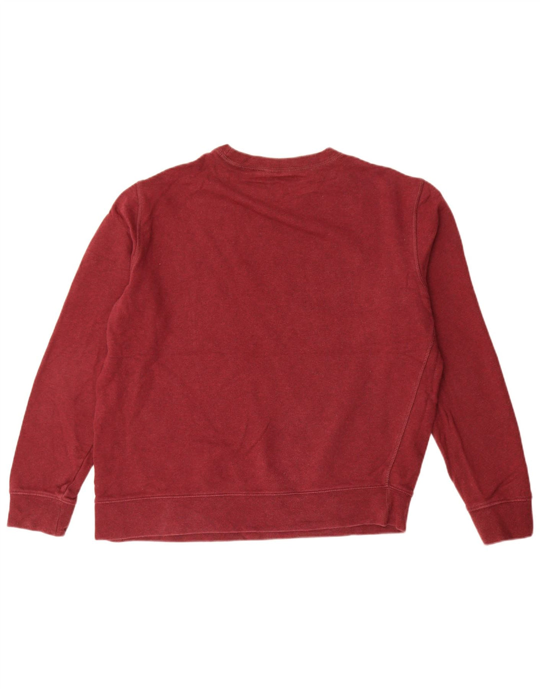 Marks & Spencer Mens Sweatshirt Jumper Large Maroon Cotton