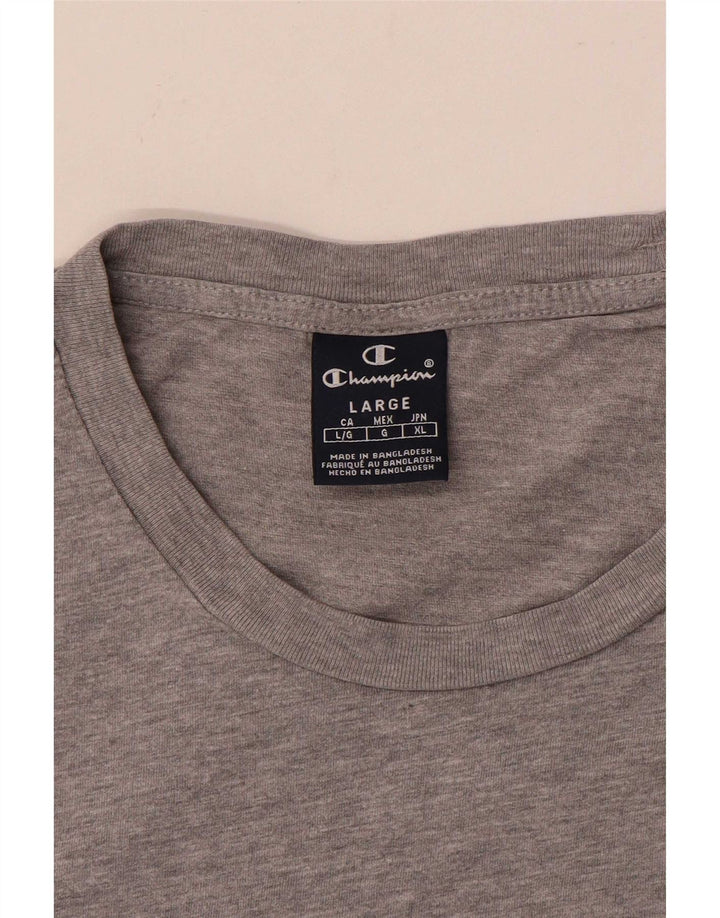 T-shirt da uomo Champion Top grande grigia
