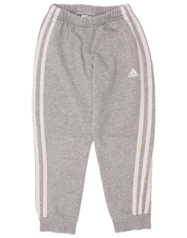Pantaloni da tuta da ragazzo Adidas Joggers 6-7 anni in cotone mélange grigio