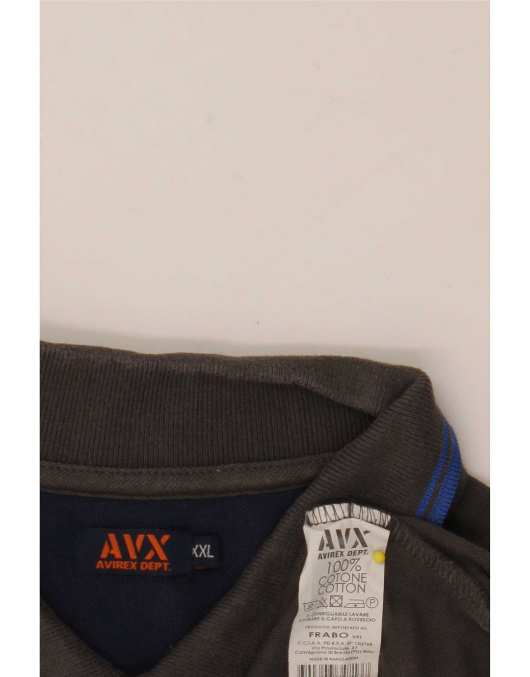 Polo da uomo Avirex 2XL Grigia