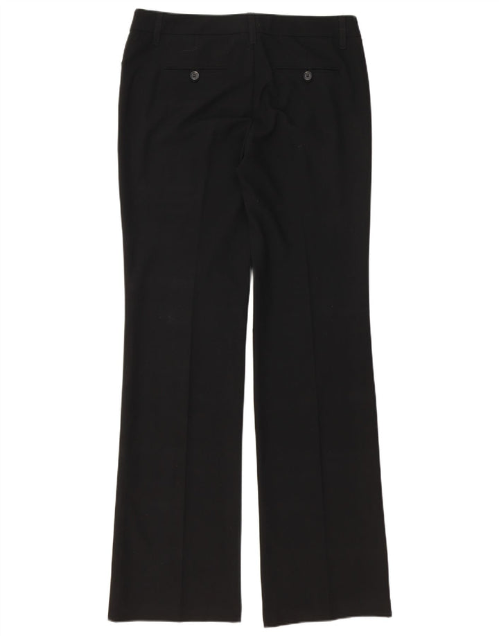ESPRIT Womens Straight Suit Trousers UK 14 Large W34 L35 Black Polyester