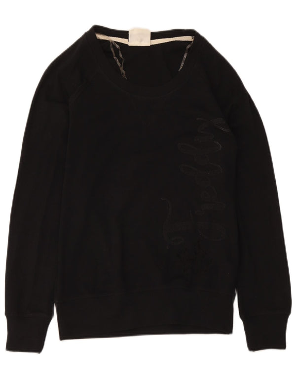 Freddy Grafik-Sweatshirt für Damen, UK 12, mittelschwarz, Baumwolle