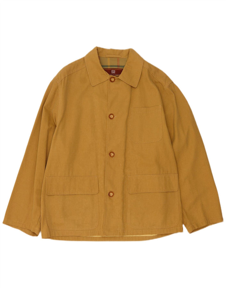 Luck in Luck Mens Utility Jacket IT 50 Large Brown Resine