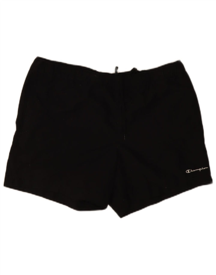 Champion Mens Sport Shorts Large Black Polyester