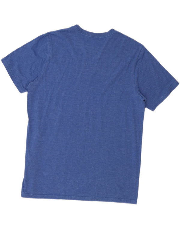Hurley Mens Premium Fit Graphic T-Shirt Top Large Blue Flecked Cotton