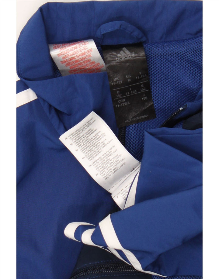 Adidas Træningsdragt Topjakke til drenge 11-12 år Blå Colourblock Polyester