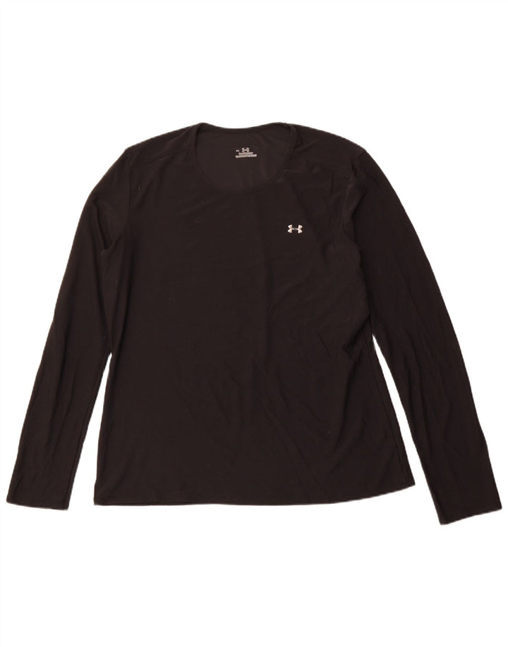 Maglia a maniche lunghe da donna UNDER ARMOUR UK 14 Large Nero Poliestere