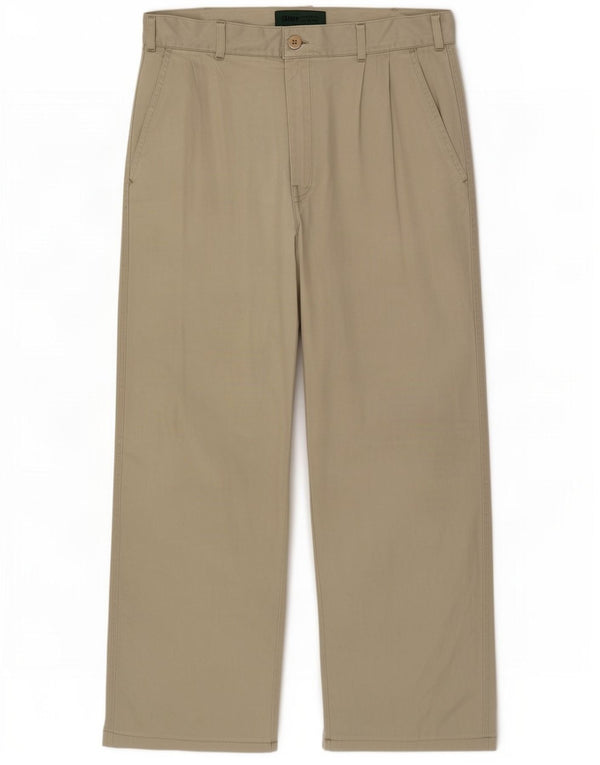 Pantaloni cargo con ancoraggio da uomo vintage IT 50 Large W34 L28 Cotone beige