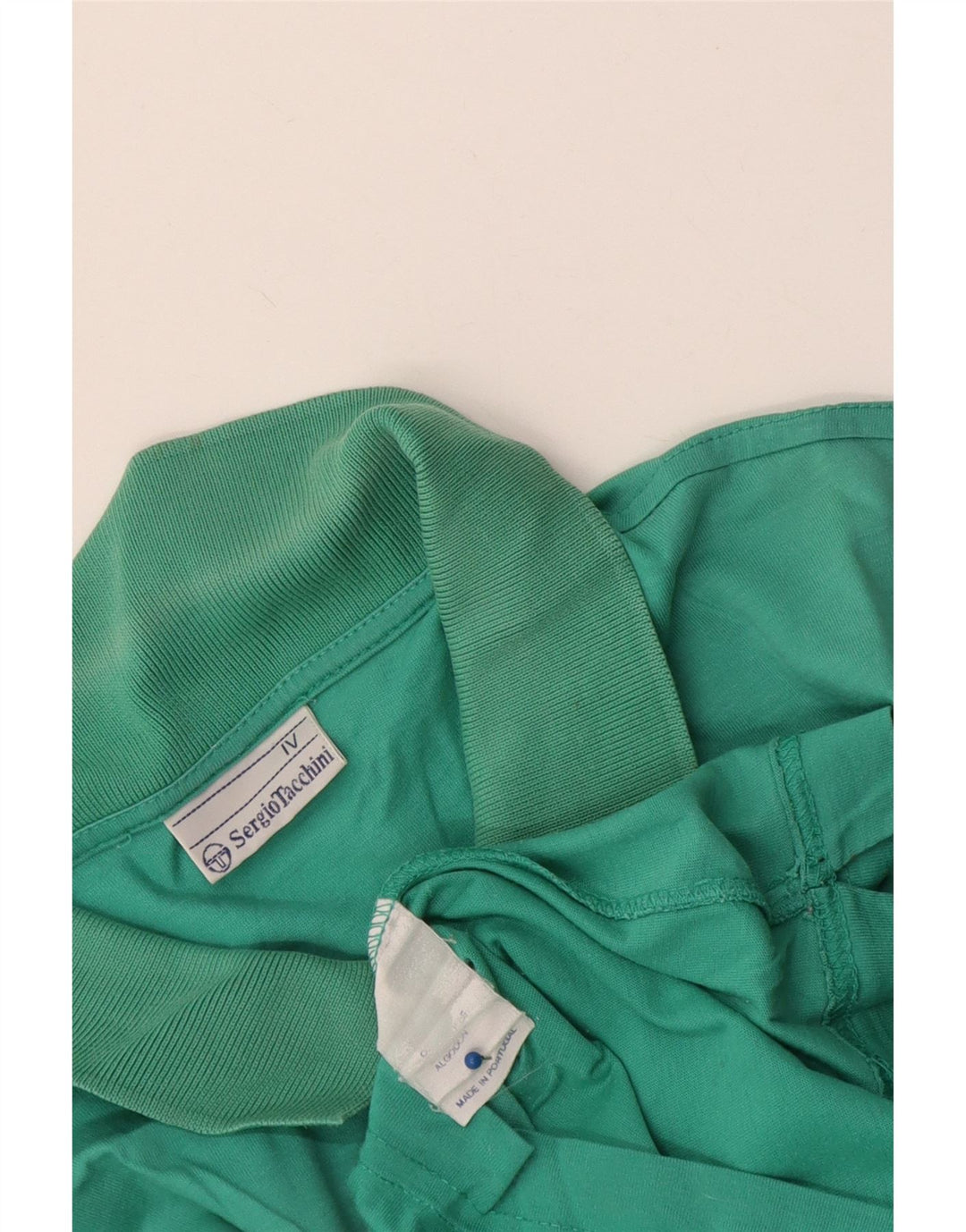Męska koszulka polo Sergio Tacchini, średnia zielona bawełna