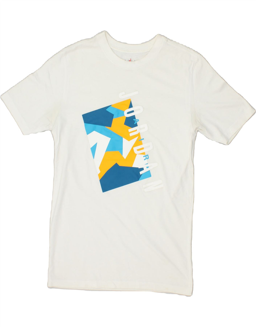 JORDAN Mens Graphic T-Shirt Top Small White | Vintage Jordan | Thrift | Second-Hand Jordan | Used Clothing | Messina Hembry 
