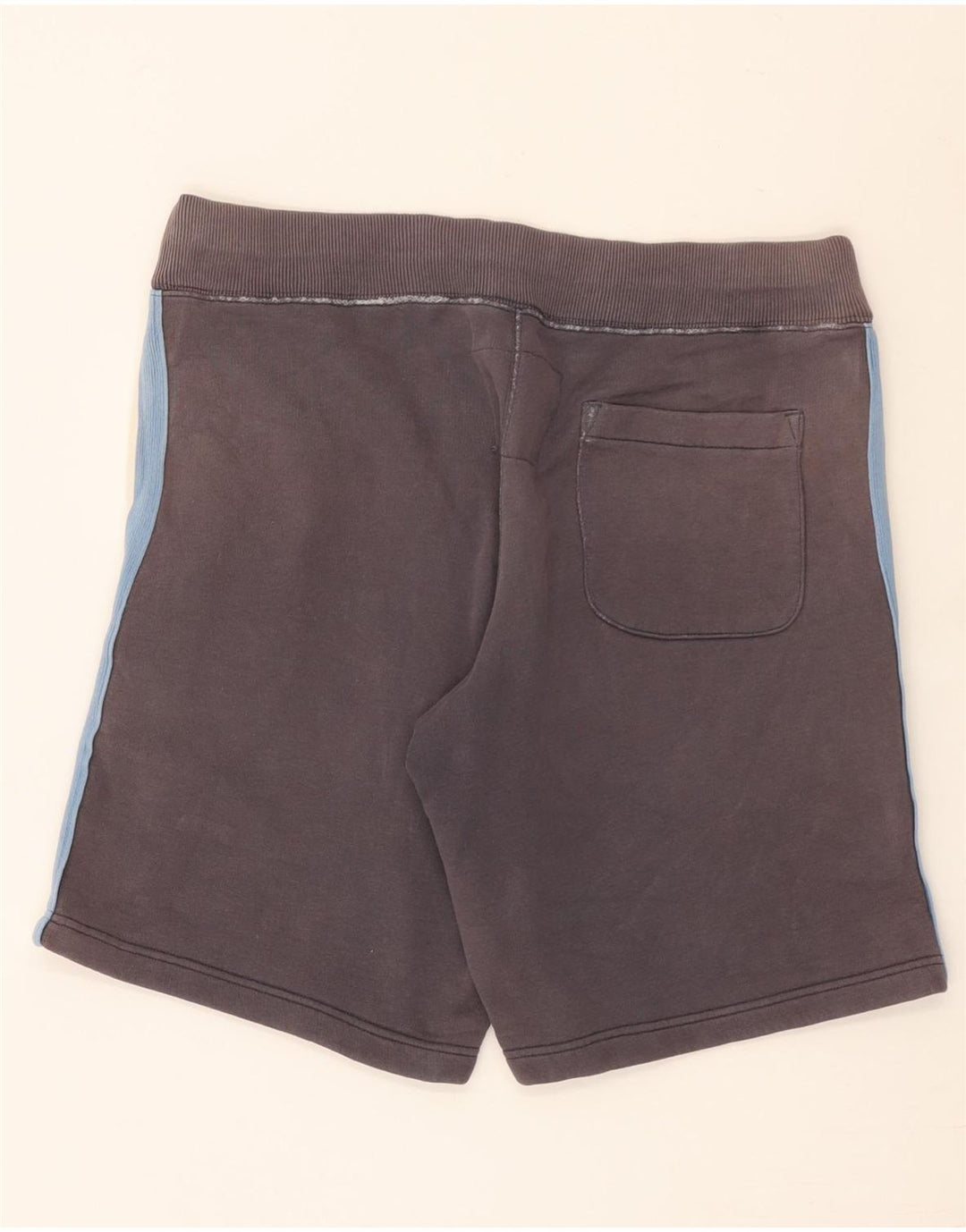 Jack Wills Mens Graphic Sport Shorts Medium Grey Colourblock Cotton