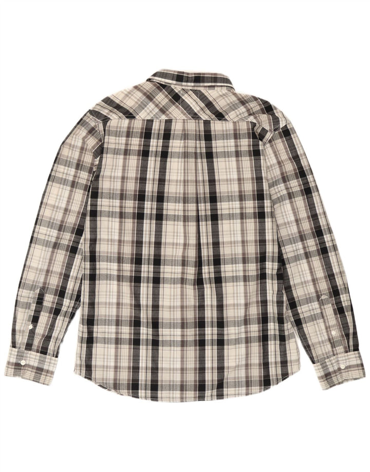 Levi's Mens Shirt Large Grey Check Cotton