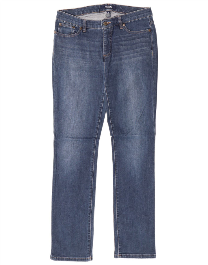 Jeans slim da donna CHAPS US 8 medio W30 L30 cotone blu