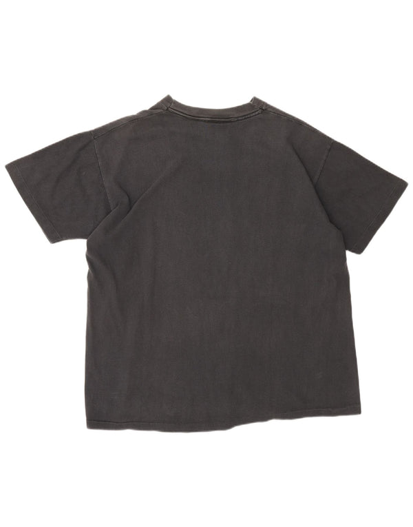 Harley Davidson Mens 1990 Graphic T-Shirt Top Medium Grey Cotton Motorcycle