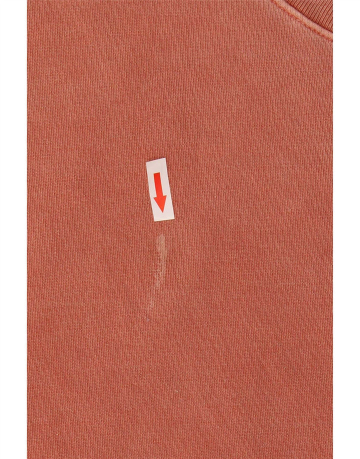 Suéter oversized feminino Levi's UK 14 algodão vermelho médio