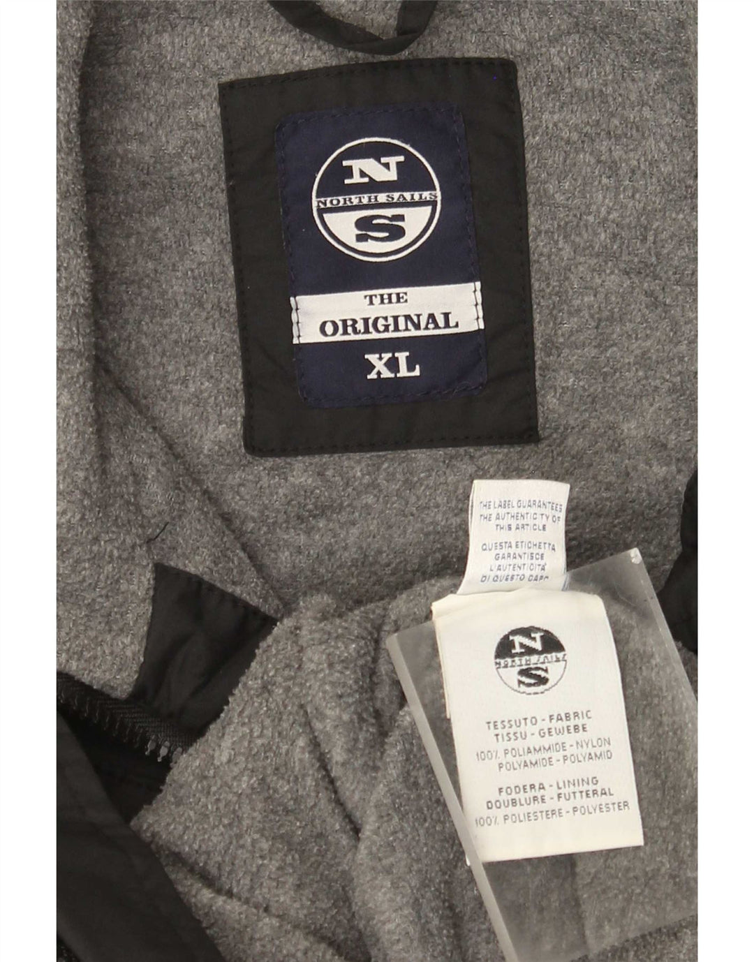 Jachetă Bomber pentru bărbați North Sails UK 42 XL Poliamidă neagră
