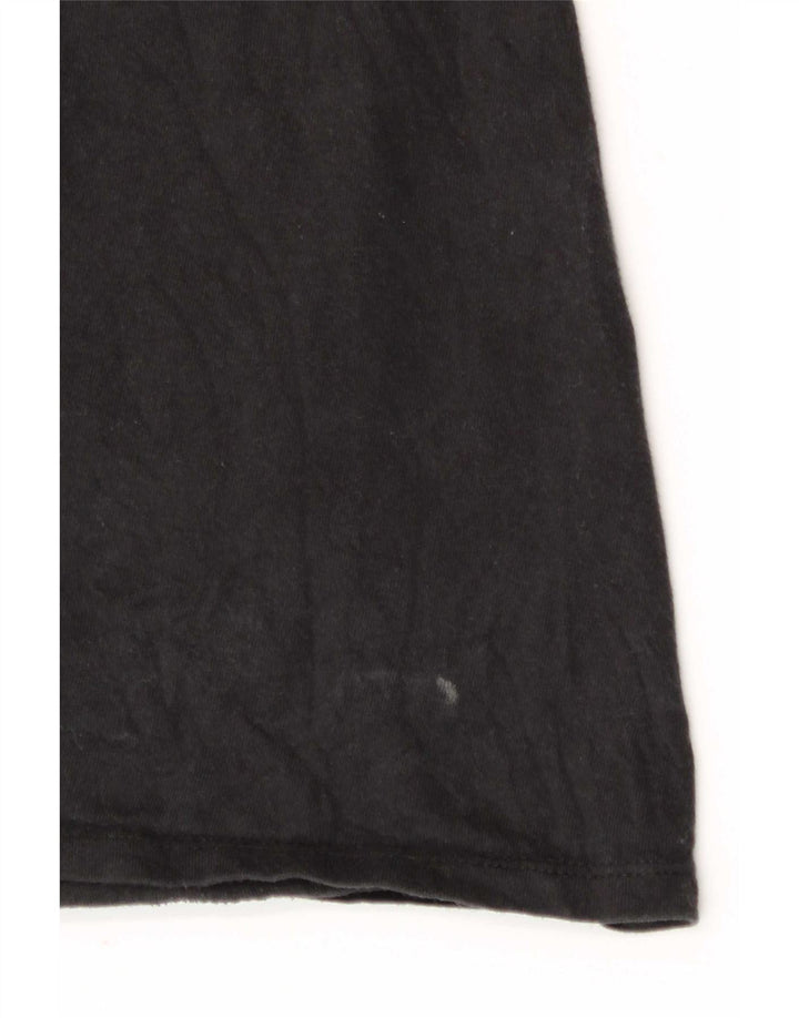 Nike Womens Athletic Cut Graphic T-Shirt Top UK 14 Medium Black