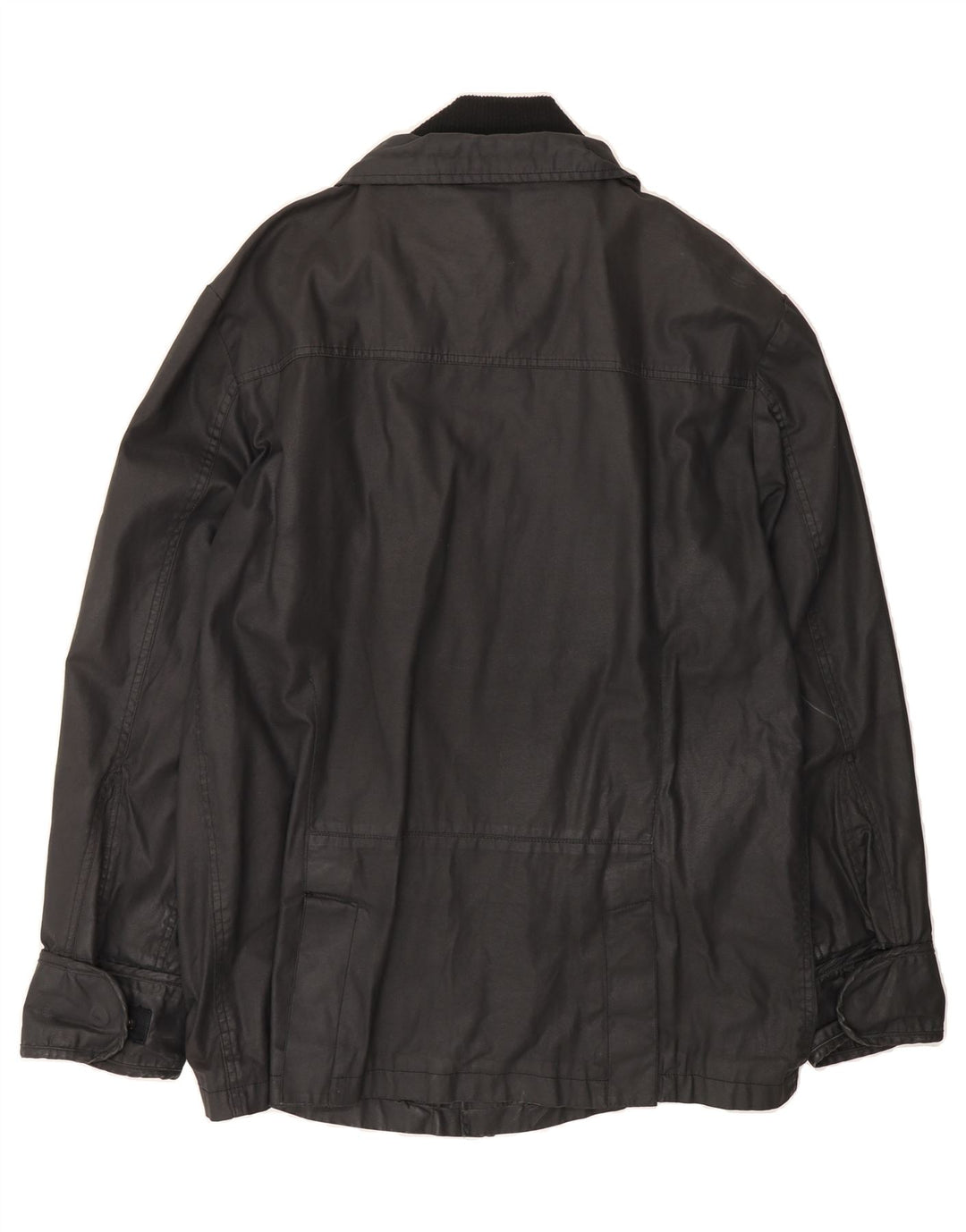FRENCH CONNECTION Mens Military Jacket UK 40 Large Black Polyester Vintage French Connection and Second-Hand French Connection from Messina Hembry 