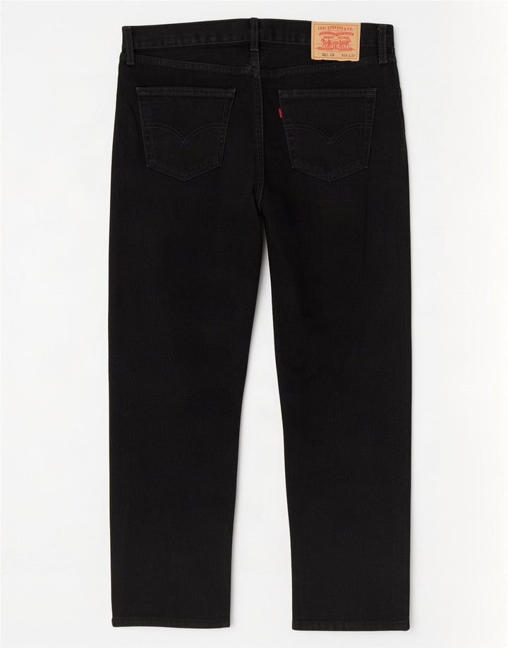 Levi's Mens 521 Tapered Jeans W34 L28 Black