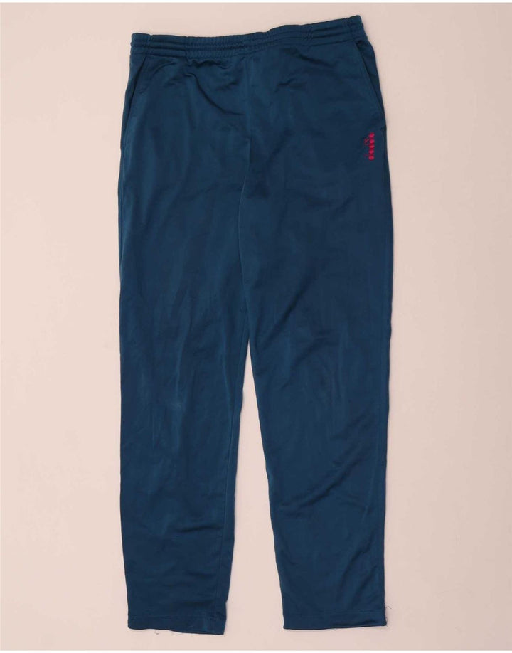Diadora Mens Graphic Full Tracksuit UK 42 Large Blue Colourblock Polyester