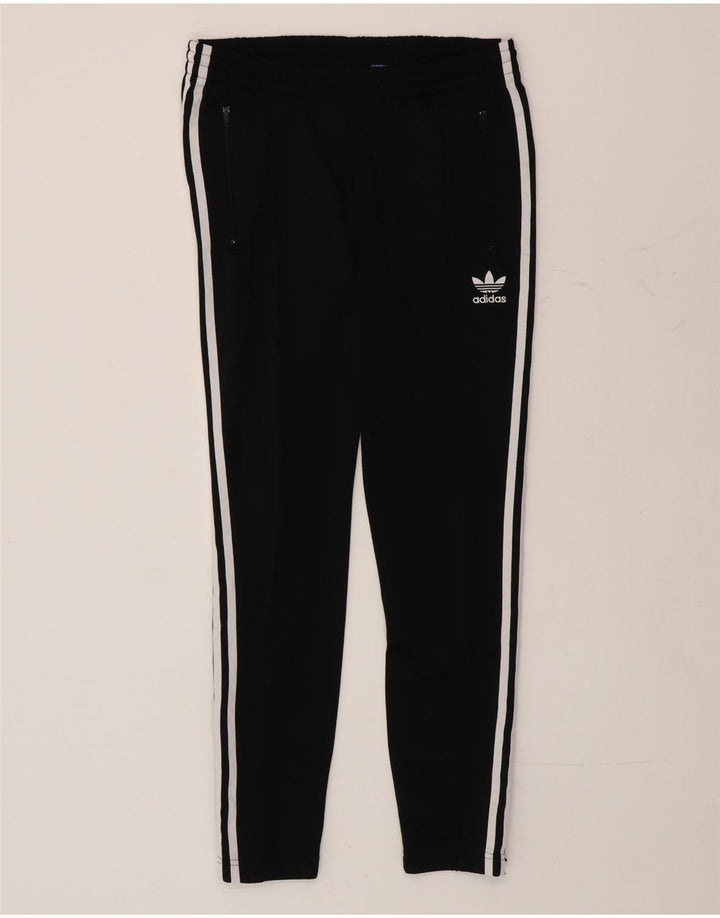 ADIDAS Træningsdragtsbukser til kvinder UK 10 Small Black Polyester