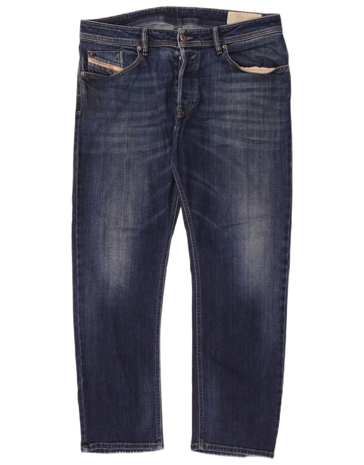 Мужские узкие джинсы Diesel W36 L29, синие, хлопок