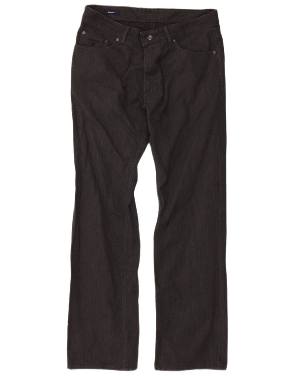Gap Damen Jason Regular Fit Straight Jeans W34 L32 Graue Baumwolle
