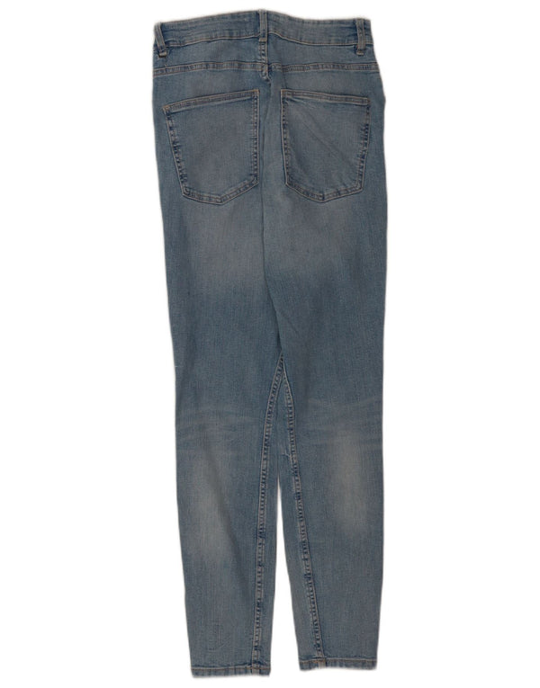 Zara Dame Slim Jeans EU 38 Small W28 L28 Blå Bomuld